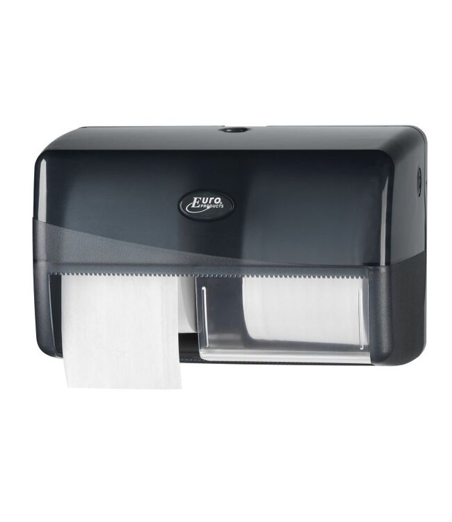 Toiletpapierdispenser corelessrol 295x173x188 mm (bxdxh) zwart - Pearl Black