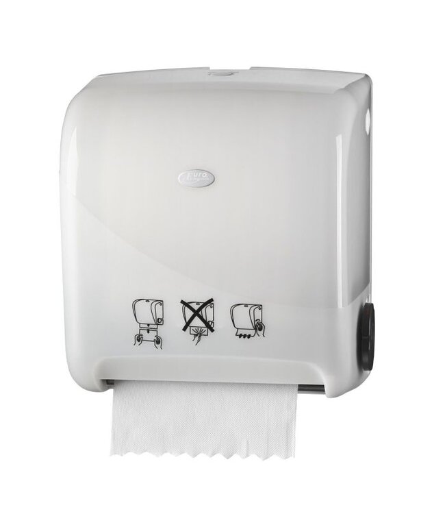 Pearl White Handdoekautomaat Matic Autocut 346x240x375 mm (bxdxh) wit - Pearl White
