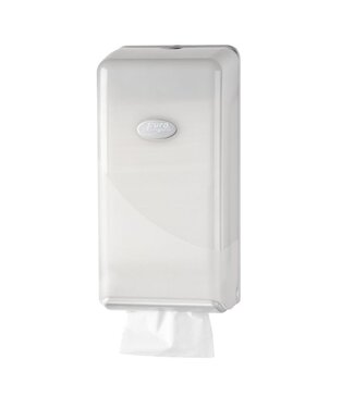 Pearl White Toiletpapierdispenser Bulkpack 135x121x275 mm (bxdxh) wit - Pearl White