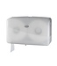 Pearl White Toiletpapierdispenser Duo Mini Jumbo 401x132x247 mm (bxdxh) wit - Pearl White