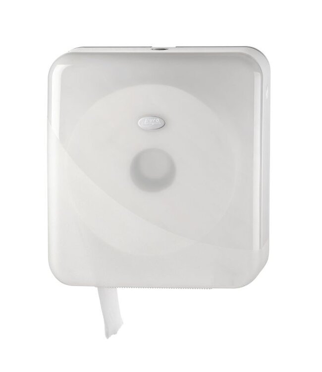 Toiletpapierdispenser Maxi Jumbo 331x127x358 mm (bxdxh) wit - Pearl White