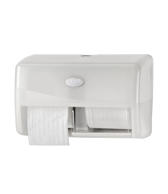 Toiletpapierdispenser corelessrol 295x173x188 mm (bxdxh) wit - Pearl White