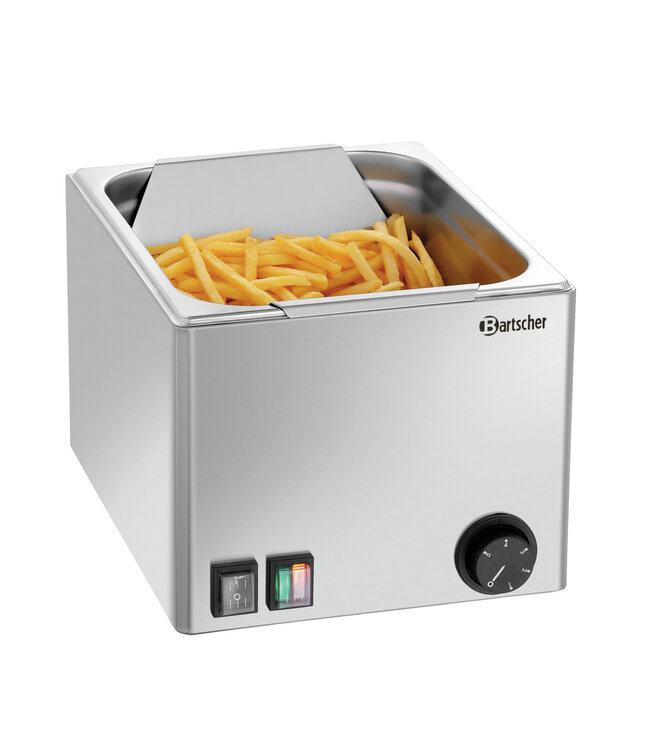 Frietwarmhouder 1/2 GN - 150 mm bakformaat 270x350x220 mm (bxdxh) 230V/350W - Bartscher