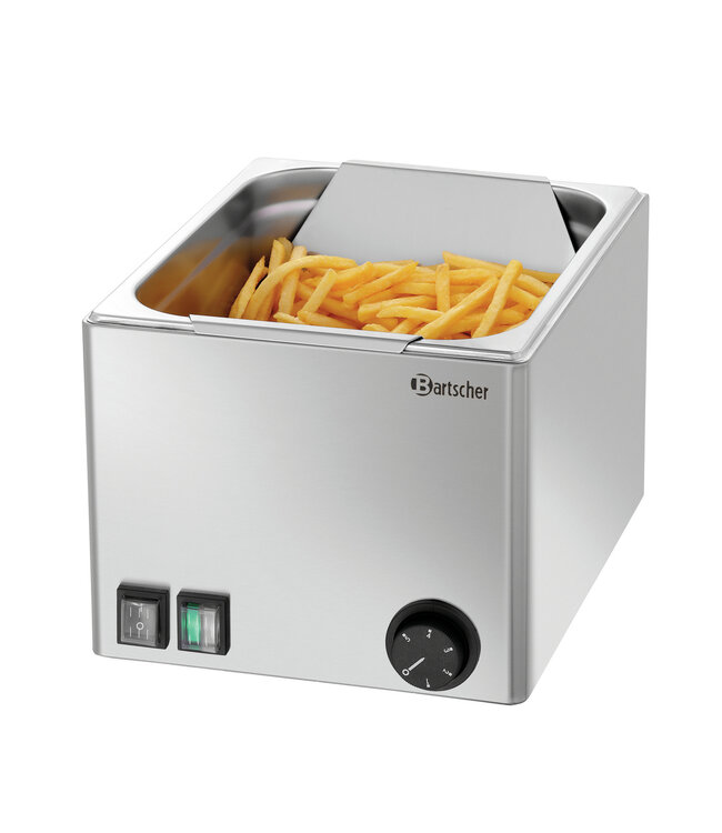 Frietwarmhouder 1/2 GN - 150 mm bakformaat 270x350x220 mm (bxdxh) 230V/350W - Bartscher