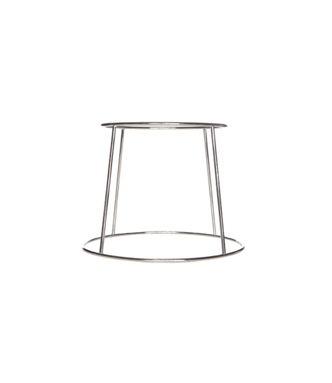 Zeevruchtenschaalstandaard Ø190x(h)185 mm alu/chroom - Cosy & Trendy