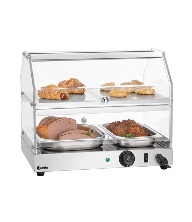 Warmhoudvitrine 500x390x415 mm (bxdxh) BW20 - Bartscher