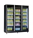 Combisteel Koelkast 3 Glasdeuren Zwart 1680x600x1980 mm (bxdxh) - Combisteel