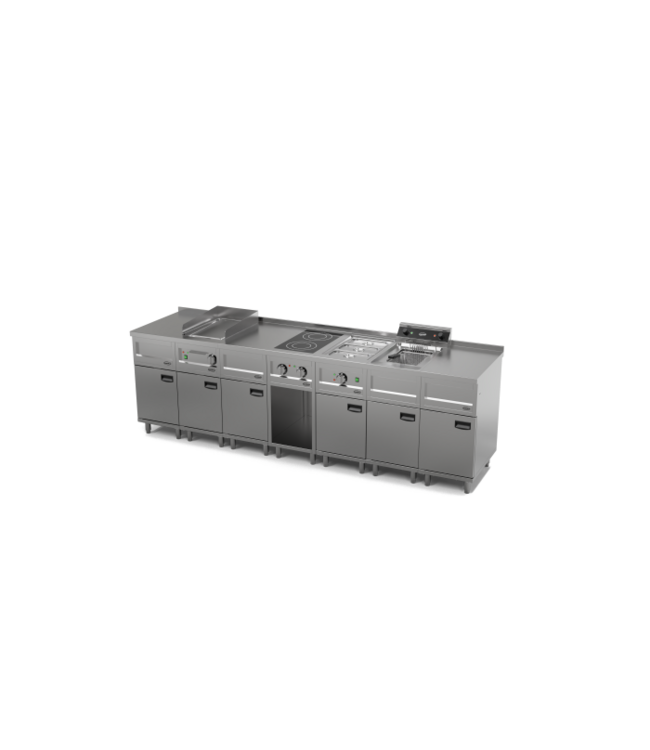 Friteuse 1x12L 6kW 400x700x850 mm (bxdxh) Elektrisch Staand Model - Combisteel