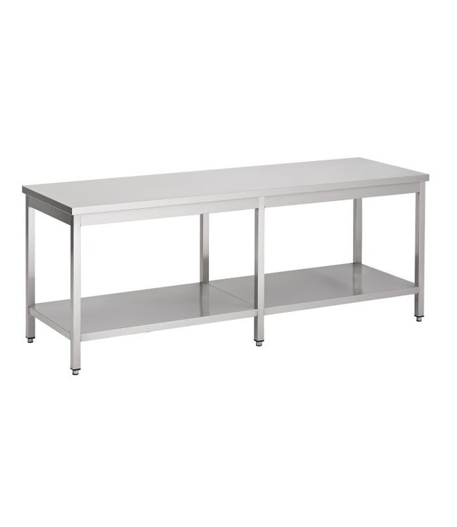 Werktafel bodemschap 2500x700x900 mm (bxdxh) - Combisteel