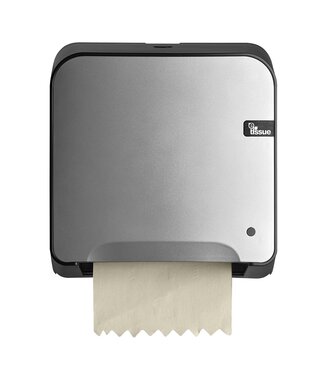 E-Tissue Handdoekautomaat Mini Matic XL 310x185x318 mm (bxdxh) zilver - E-Tissue
