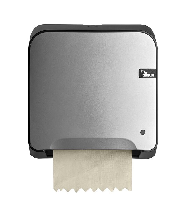 Handdoekautomaat Mini Matic XL 310x185x318 mm (bxdxh) zilver - E-Tissue