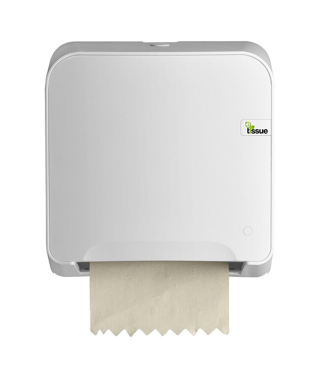 E-Tissue Handdoekautomaat Mini Matic XL 310x185x318 mm (bxdxh) wit - E-Tissue