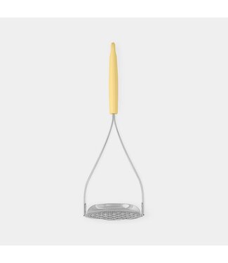 Brabantia Pureestamper + lepel Tasty+ Vanilla Yellow - Brabantia