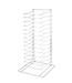 Hendi Pizzarek 300x305x680 mm (bxdxh) rvs voor 14 platen / pannen - Hendi