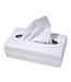 Facial tissue dispenser 230x120x50 mm (bxdxh) rechthoekig wit - Euro