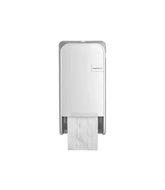 Toiletpapierdispenser doprol 167x163x323 mm (bxdxh) wit - QuartzLine