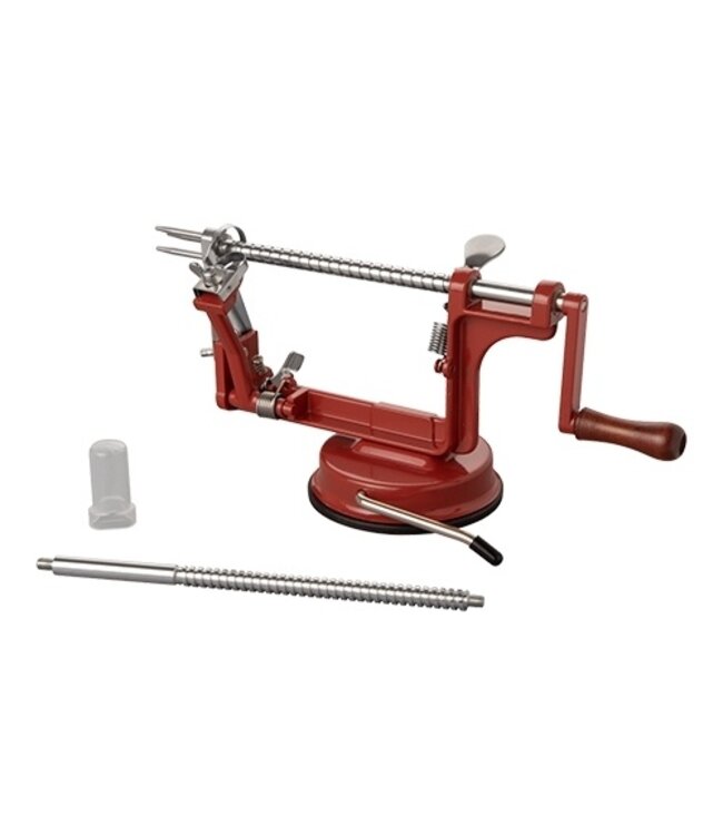 Appelschilmachine met vacuumvoet