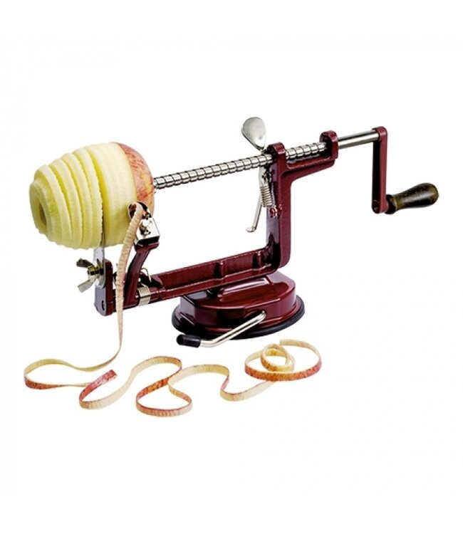 Appelschilmachine met vacuumvoet