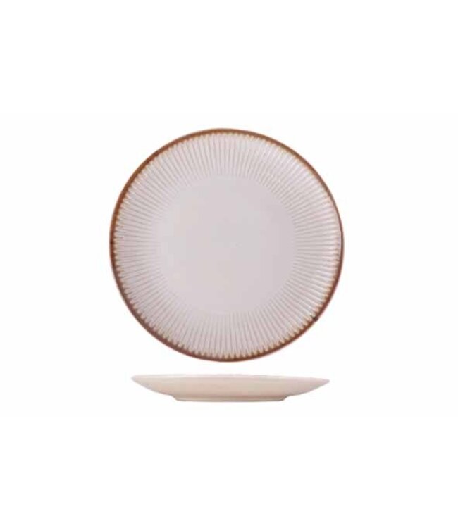 Bord 205 mm Estrena Latte - Cosy & Trendy | prijs & verp per 6 stuks