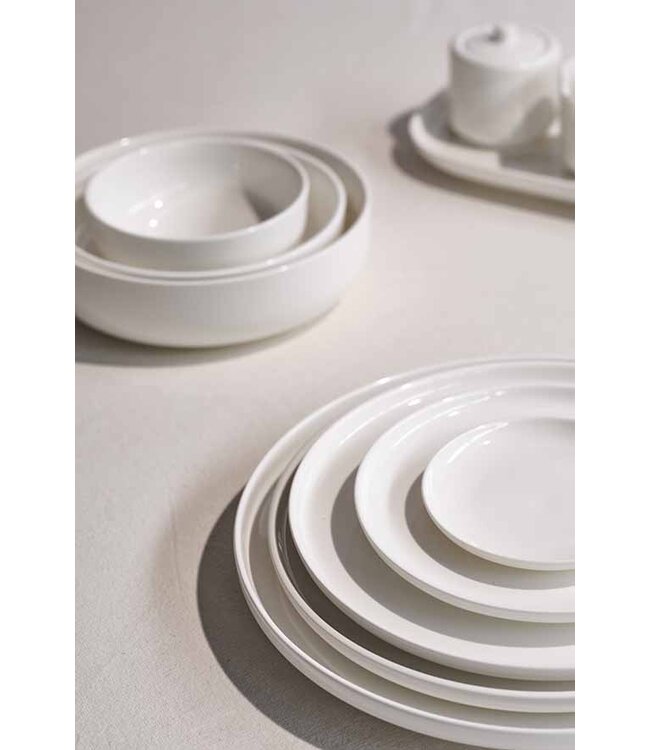 Bord 220x60 mm diep Moon White - Cosy & Trendy | prijs & verp per 4 stuks
