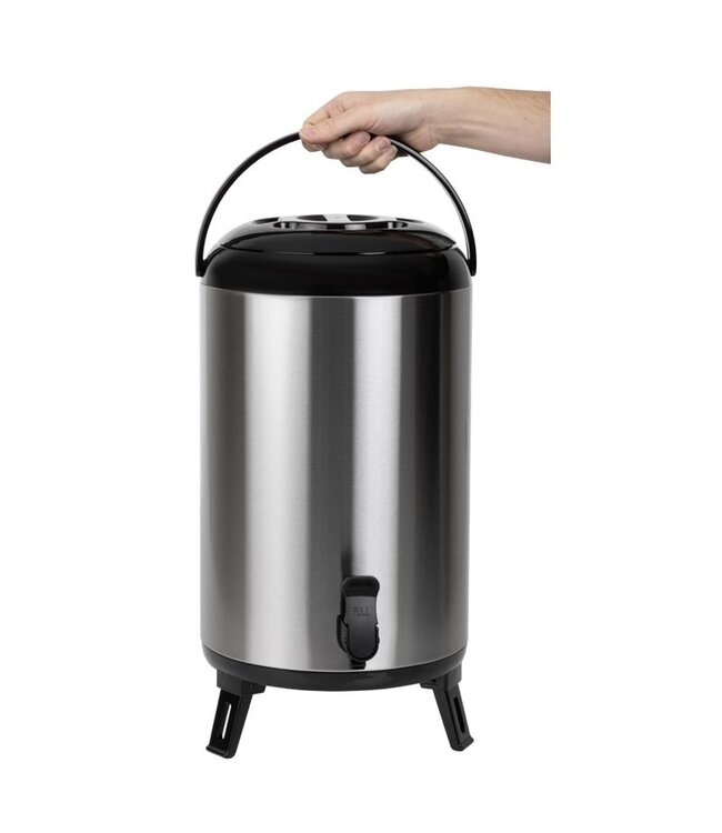 Drankendispenser 14 ltr dubbelwandig RVS Ø230x(h)510 mm
