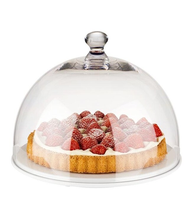 Cloche Ø30x(h)22 cm voor taartstandaard acaciahout - APS