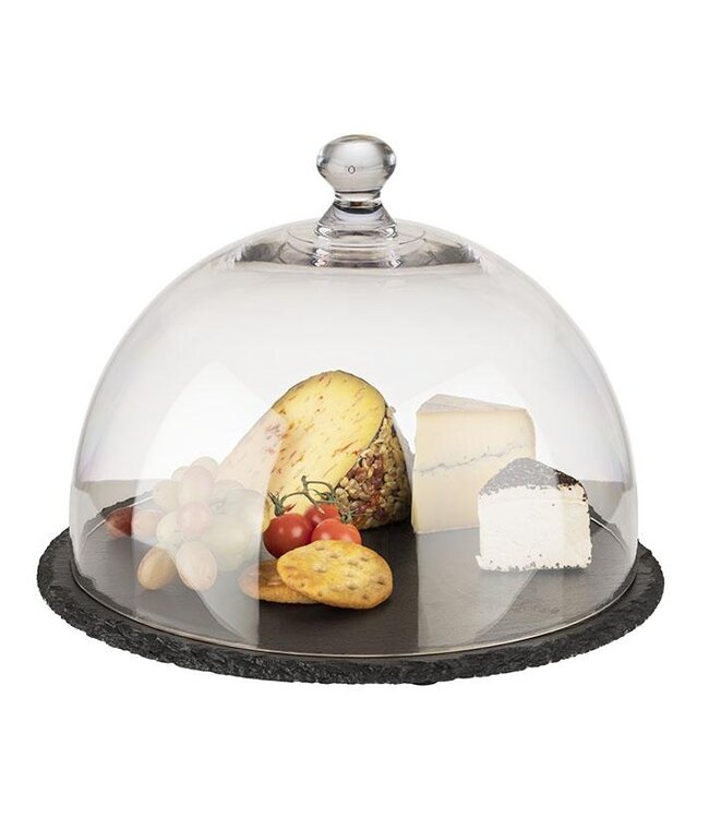 Cloche Ø30x(h)22 cm voor taartstandaard acaciahout - APS