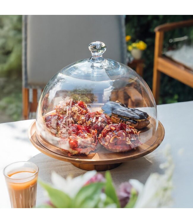 Taartstandaard Ø33x(h)8 cm acaciahout - APS