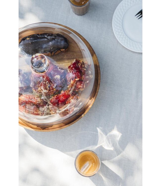 Taartstandaard Ø33x(h)8 cm acaciahout - APS