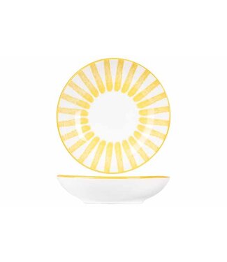 Cosy & Trendy Schaal Ø103x(h)23 mm cabana geel - Cosy & Trendy | prijs & verp per 12 stuks