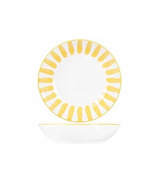 Cosy & Trendy Bord 200 mm diep cabana geel - Cosy & Trendy | prijs & verp per 6 stuks