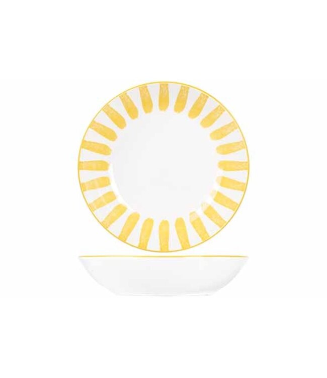 Bord 200 mm diep cabana geel - Cosy & Trendy | prijs & verp per 6 stuks