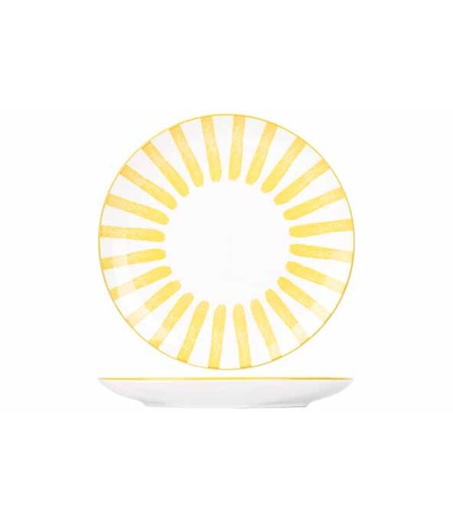 Bord 267 mm cabana geel - Cosy & Trendy | prijs & verp per 6 stuks