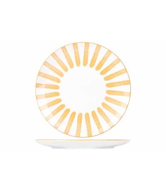 Cosy & Trendy Bord 267 mm cabana oranje - Cosy & Trendy | prijs & verp per 6 stuks