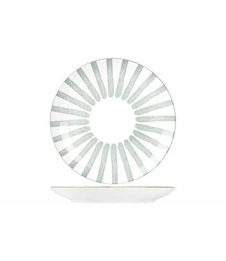 Cosy & Trendy Bord 205 mm cabana groen - Cosy & Trendy | prijs & verp per 6 stuks