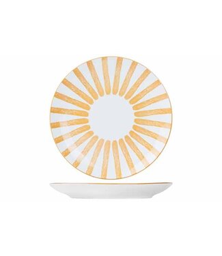Cosy & Trendy Bord 205 mm cabana oranje - Cosy & Trendy | prijs & verp per 6 stuks
