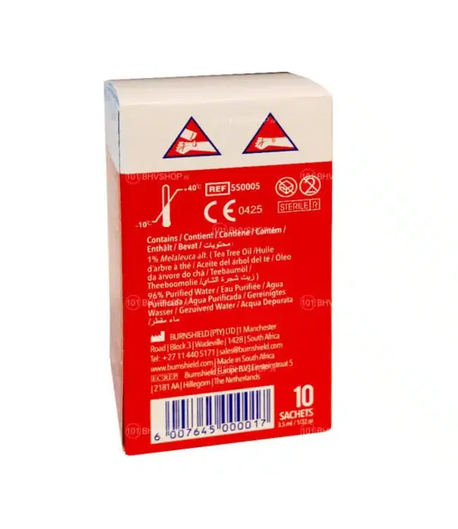 Brandwondengel/zalf 3,5 ml | prijs & verp per 10 zakjes