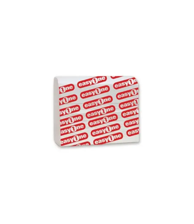 Servet 27x16 cm 2-laags wit cellulose 1/2 gevouwen | prijs & verp per 5.760 stuks