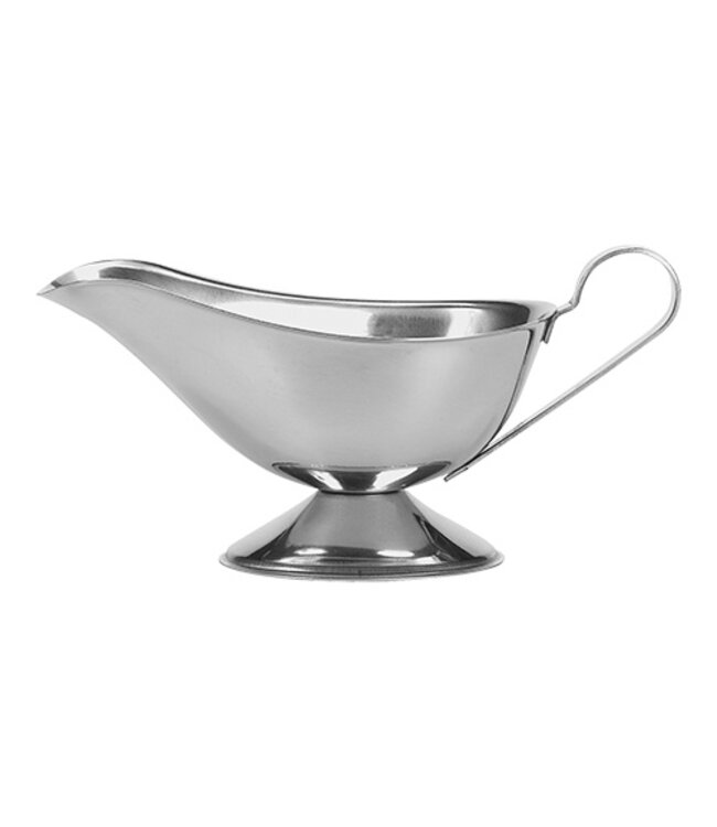 Sauciere 28 cl op voet - Roesvrijstaal