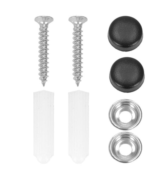 Toiletrolhouder met plank zwart - Staal