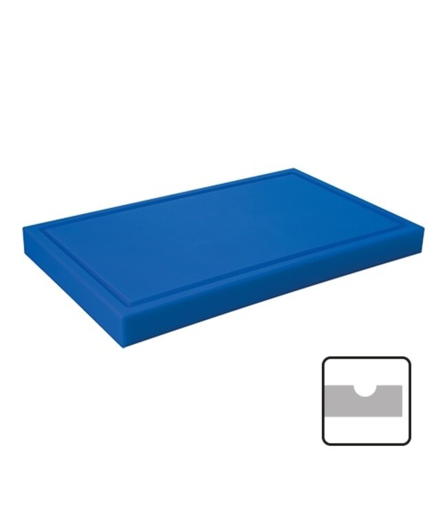 Snijblad 50x30x4 cm met geul - CaterChef