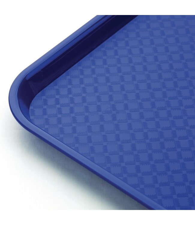 Dienblad 305x415mm blauw plastic - Kristallon