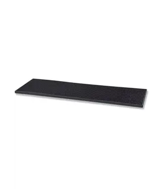 Barmat 60x20 cm rubber zwart - Bar Professional