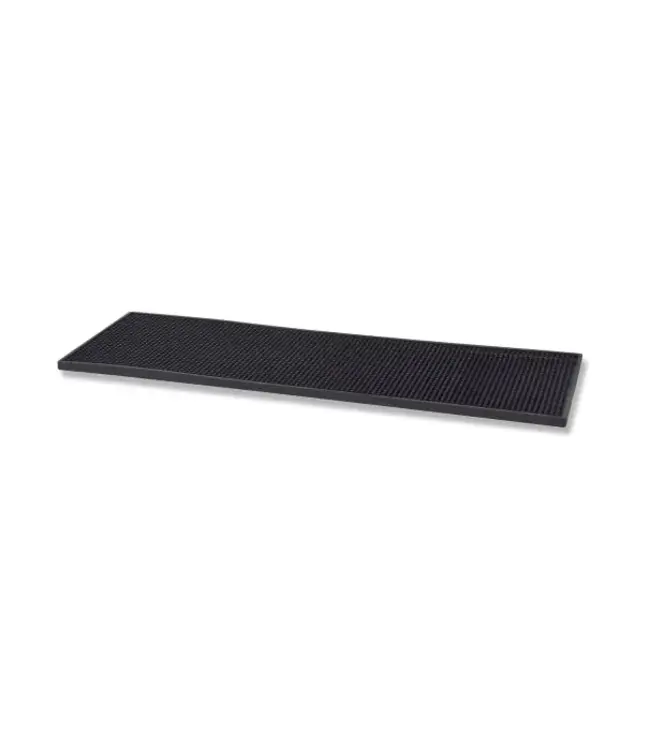 Barmat 60x20 cm rubber zwart - Bar Professional