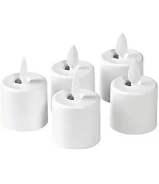 Duni Ledlamp warm wit oplaadbaar 5 stuks - Duni