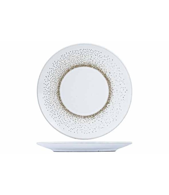Bord 200 mm gerecycled porselein Revida Puncta - Proof by Cosy & Trendy | prijs & verp per 12 stuks