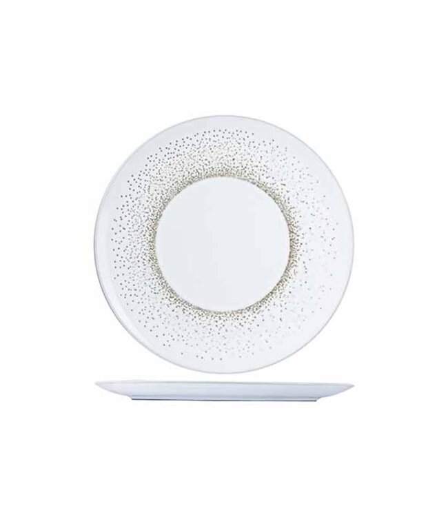Bord 320 mm gerecycled porselein Revida Puncta - Proof by Cosy & Trendy | prijs & verp per 12 stuks