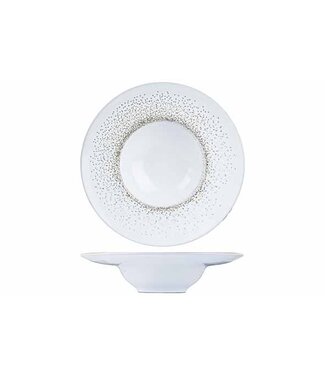 Proof by Cosy & Trendy Pastabord 270x(h)60 mm diep gerecycled porselein Revida Puncta - Proof by Cosy & Trendy | prijs & verp per 12 stuks
