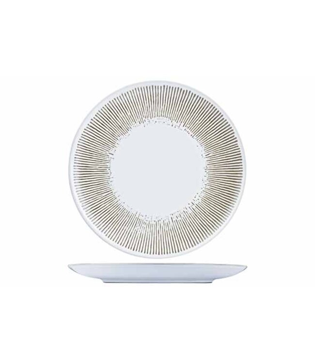 Bord 260 mm gerecycled porselein Revida Fila - Proof by Cosy & Trendy | prijs & verp per 12 stuks