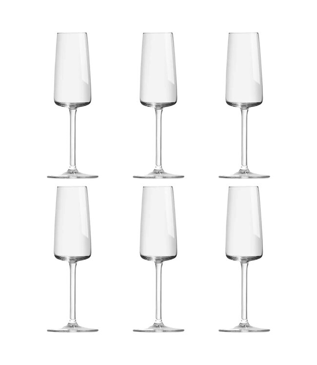 Champagneflute 22 cl Ø78x(h)230 mm Grandeur - Royal Leerdam | prijs & verp per 6 stuks